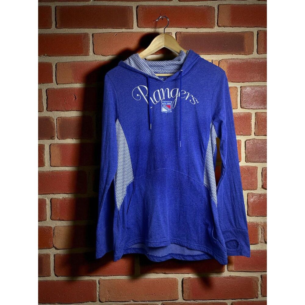 New York Rangers Vintage Antigua Sports Hoodie W/ Tags - Size Womens L